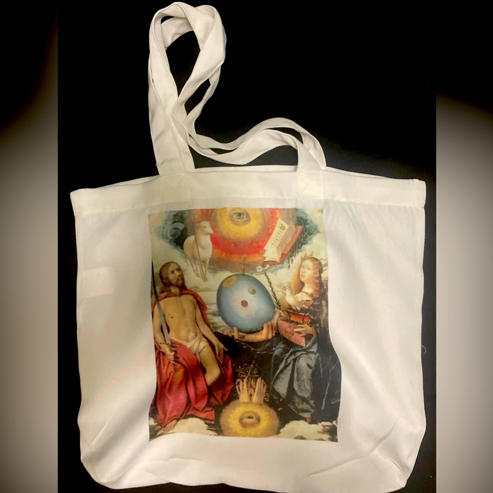 Esoteric reusable tote bag